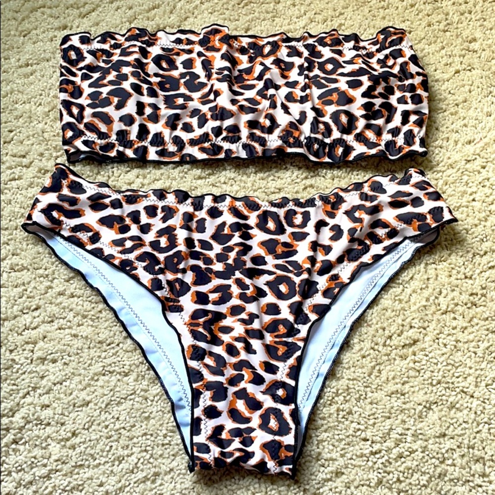 cheetah print bikini